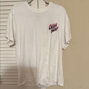 White Catch Surf Graphic Tee